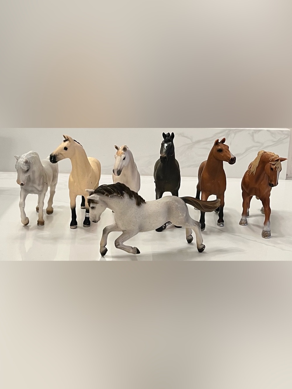 Schleich Horse Figures Lot (7)